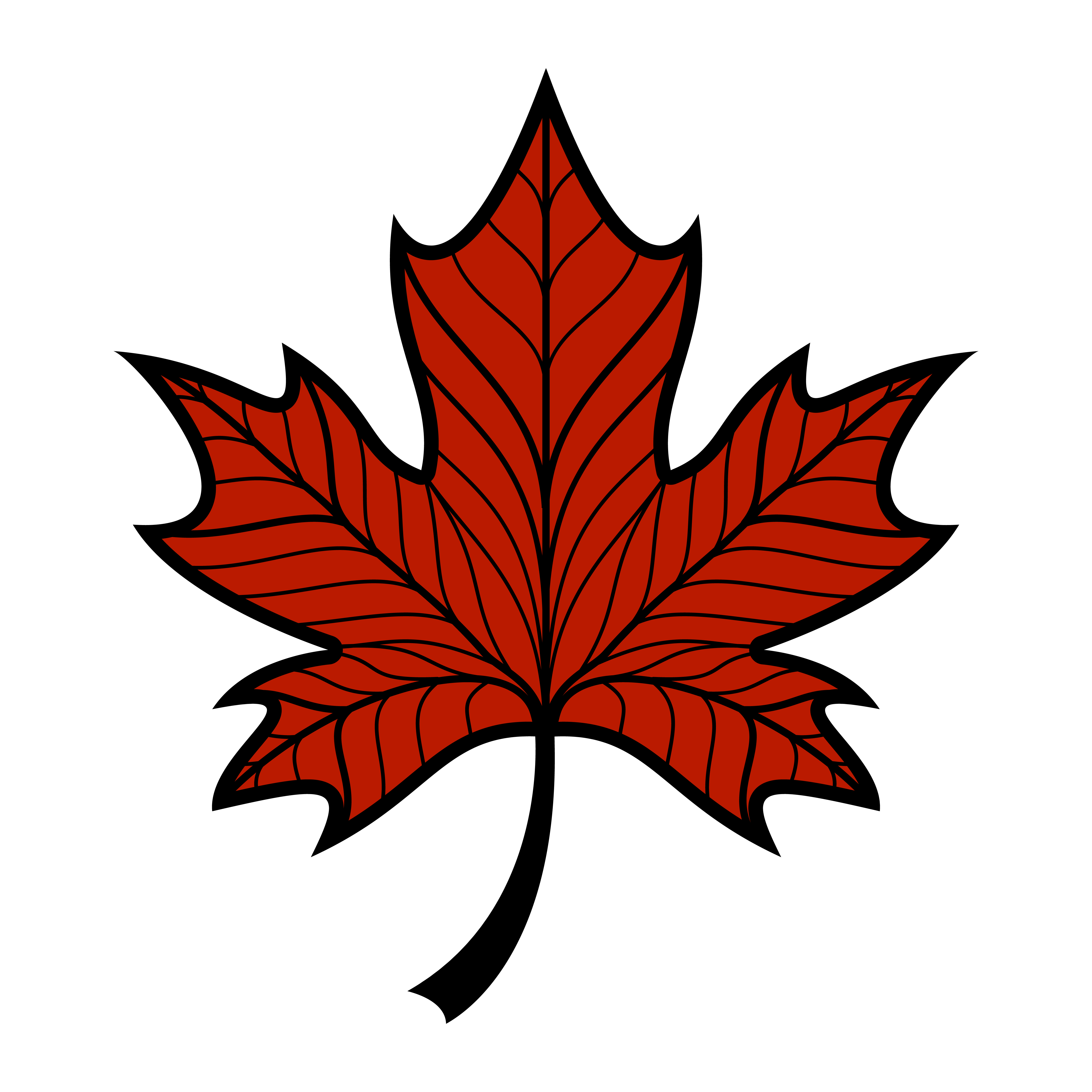 Autumn Maple Leaf vector logo 552082 Vector Art at Vecteezy