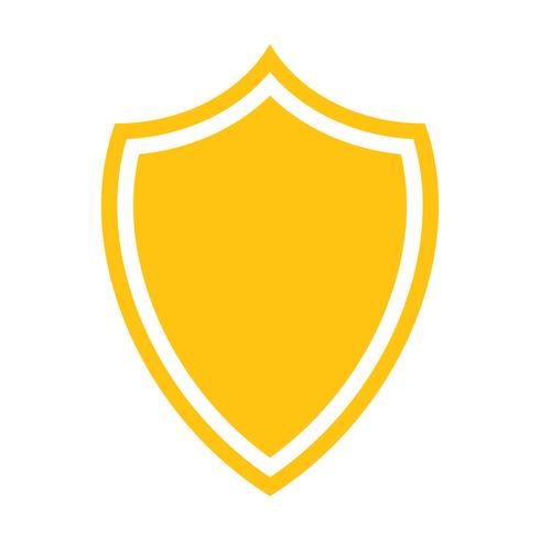 Shield crest vector icon