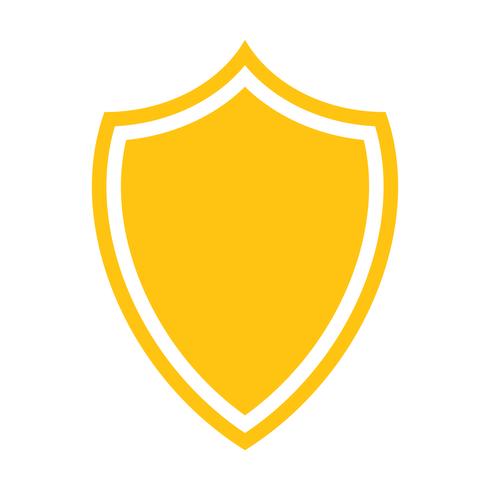 Shield crest vector icon