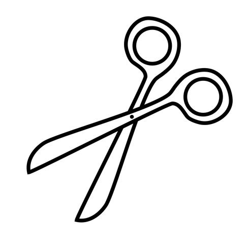 Scissors vector icon