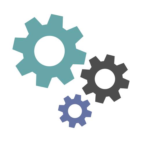 Gears Vector Icon