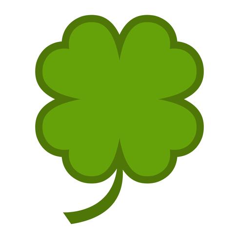 Lucky Irish Clover for St. Patrick's Day vector