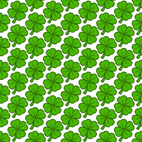 Lucky Irish Clover para el día de San Patricio vector