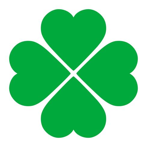 Lucky Irish Clover for St. Patrick's Day vector