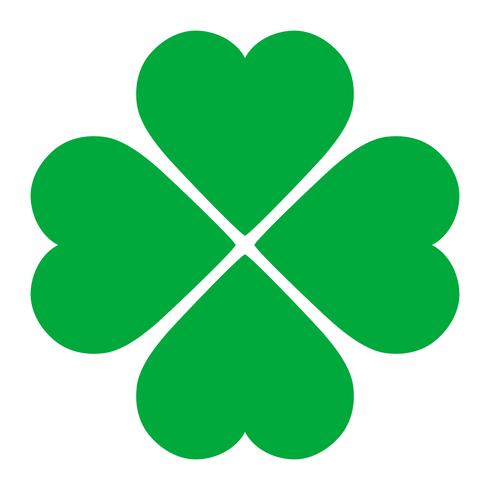 Lucky Irish Clover for St. Patrick's Day vector