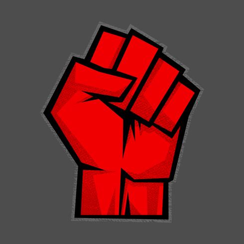 Raised Fist vector icon