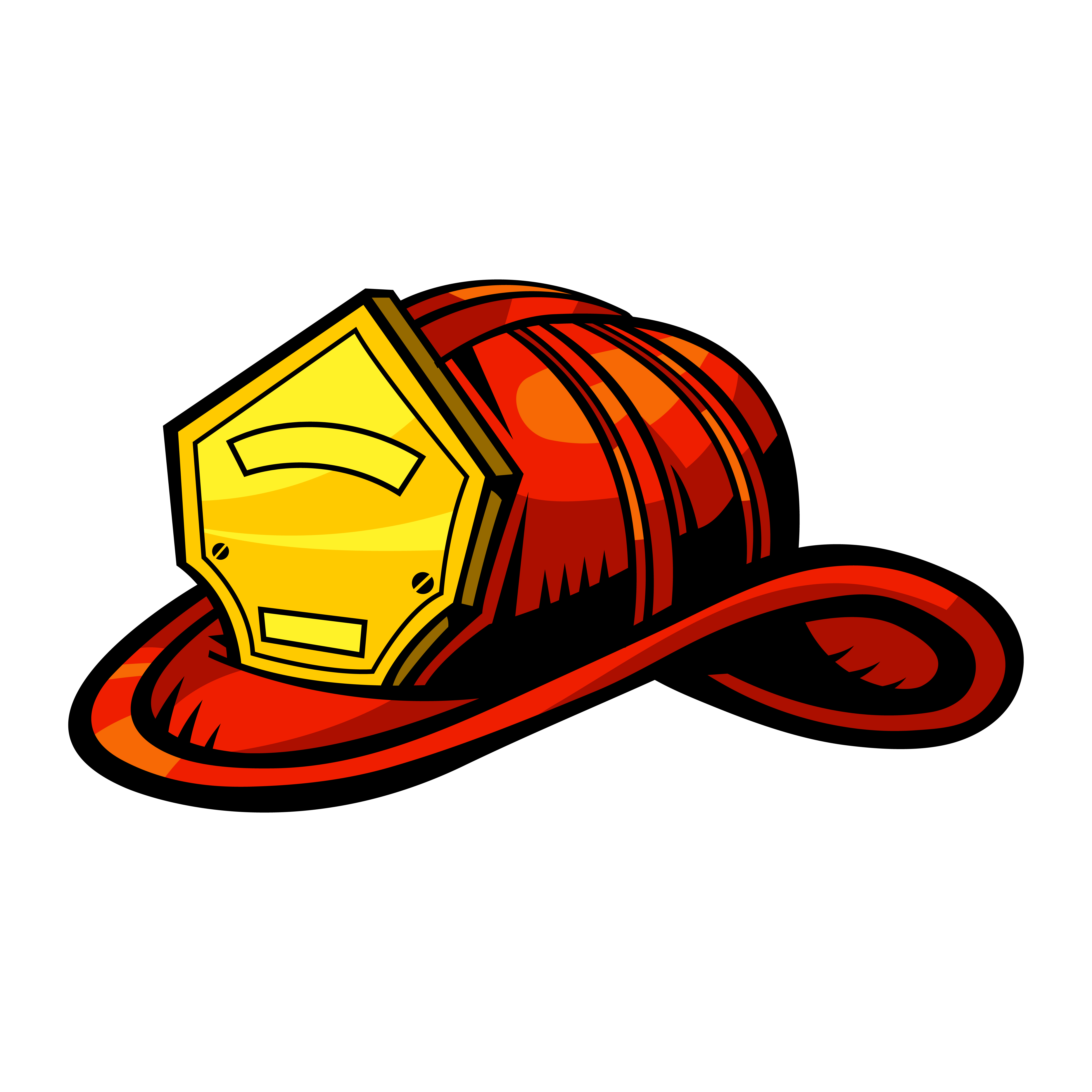 Fire Hat Fire Helmet Free Vector Image Vectorstock Clipart Wikiclipart ...