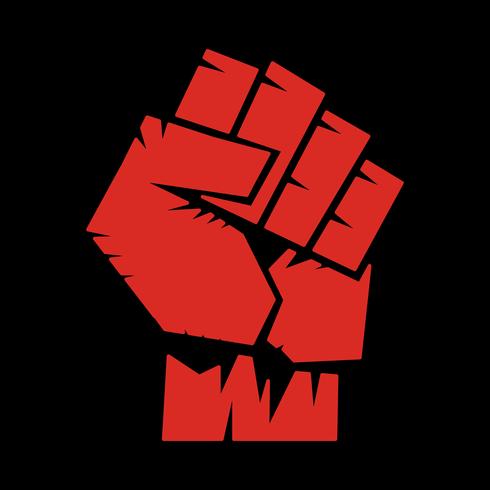 Raised Fist vector icon