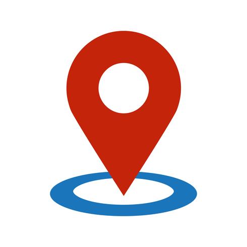 geo ubicación pin vector icon