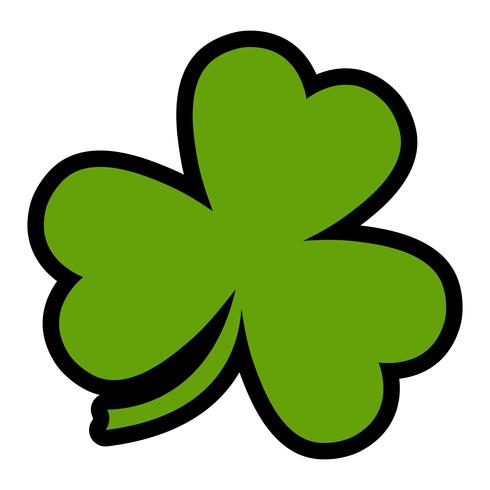 Lucky Irish Clover para el día de San Patricio vector