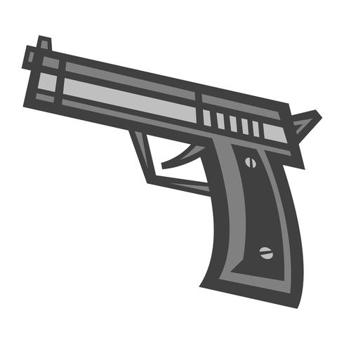 Icono de vector de pistola