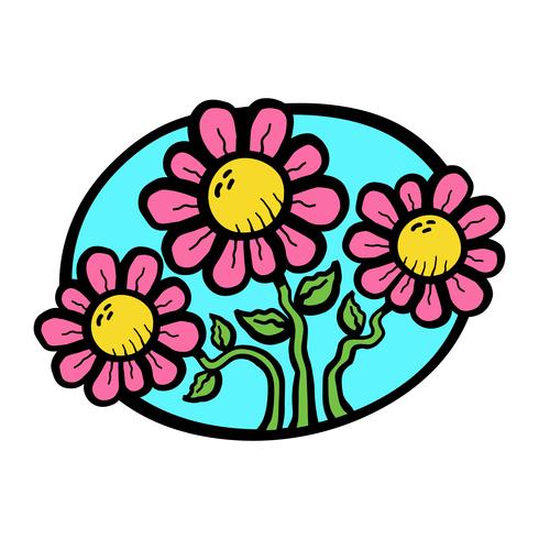 Cartoon Flower 552392 Vector Art at Vecteezy