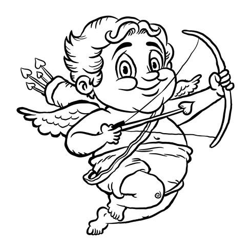 Ilustración de vector de Cupido