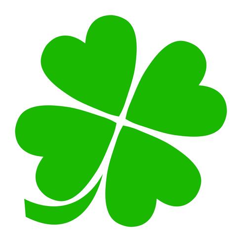 Lucky Irish Clover para el día de San Patricio vector