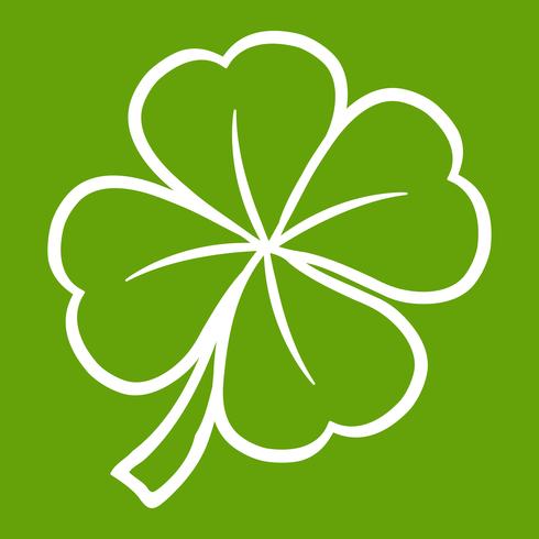 Lucky Irish Clover para el día de San Patricio vector