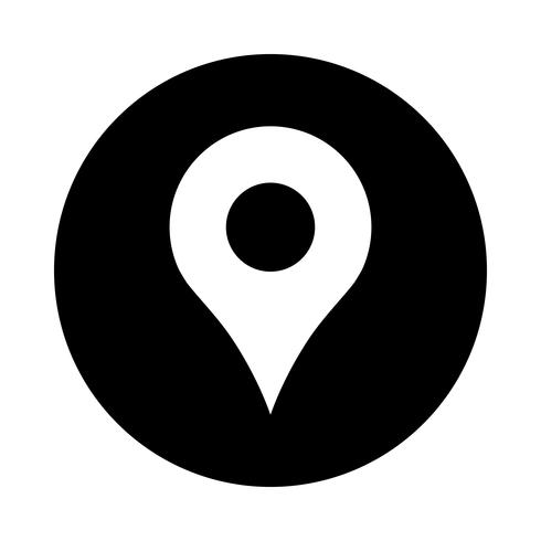 geo ubicación pin vector icon