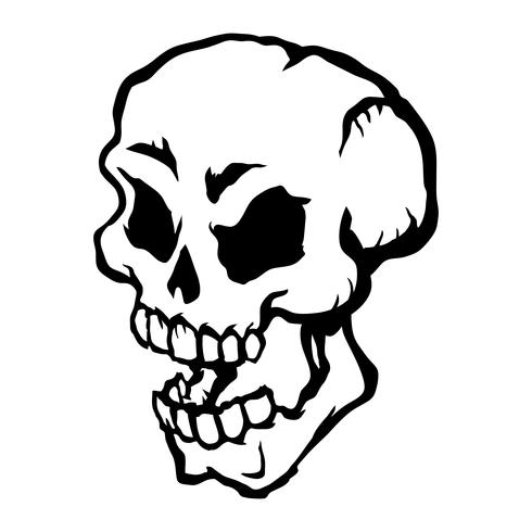 Skull graphic vector