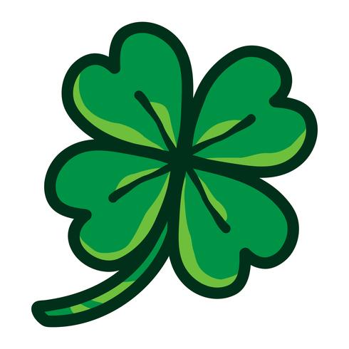 Lucky Irish Clover para el día de San Patricio vector