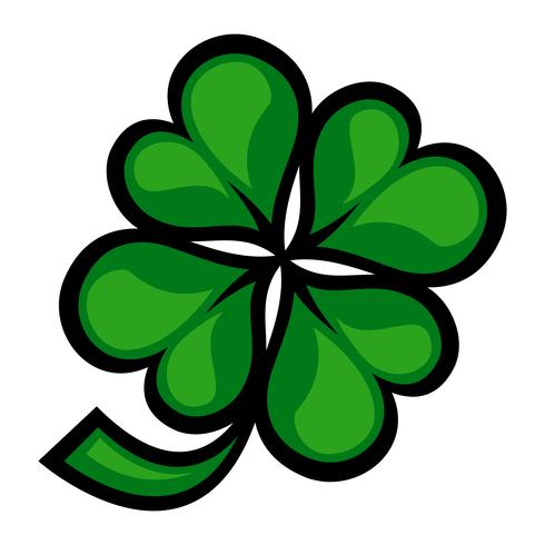 Lucky Irish Clover for St. Patrick's Day vector