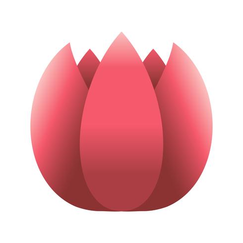 Tulip Flower Vector Icon