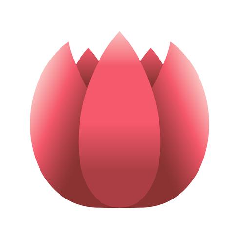 Tulip Flower Vector Icon