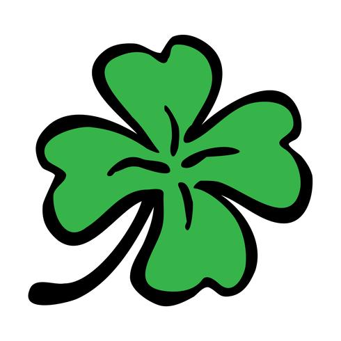 Lucky Irish Clover para el día de San Patricio vector