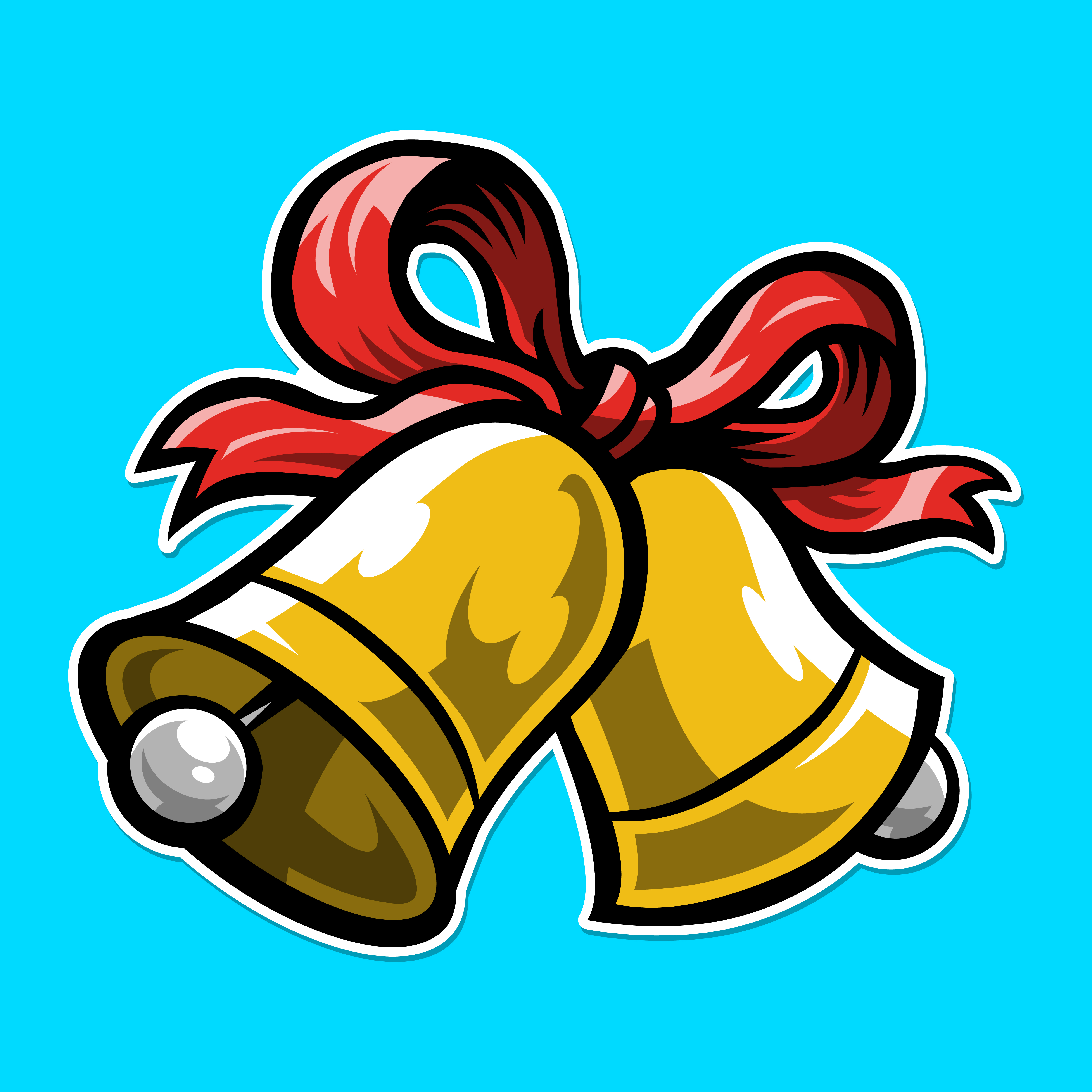 Christmas bells vector icon 552514 Vector Art at Vecteezy