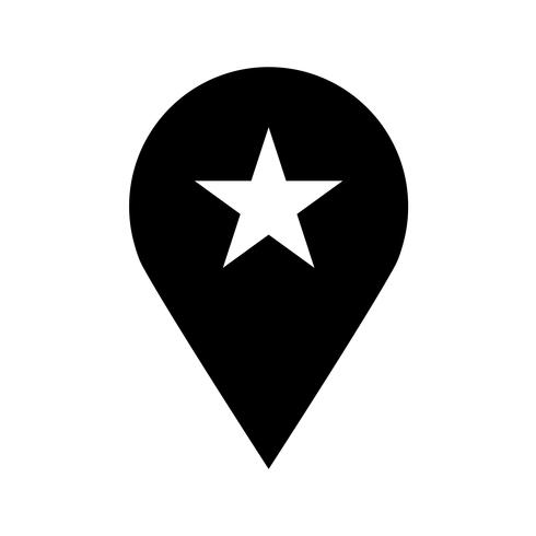 geo ubicación pin vector icon