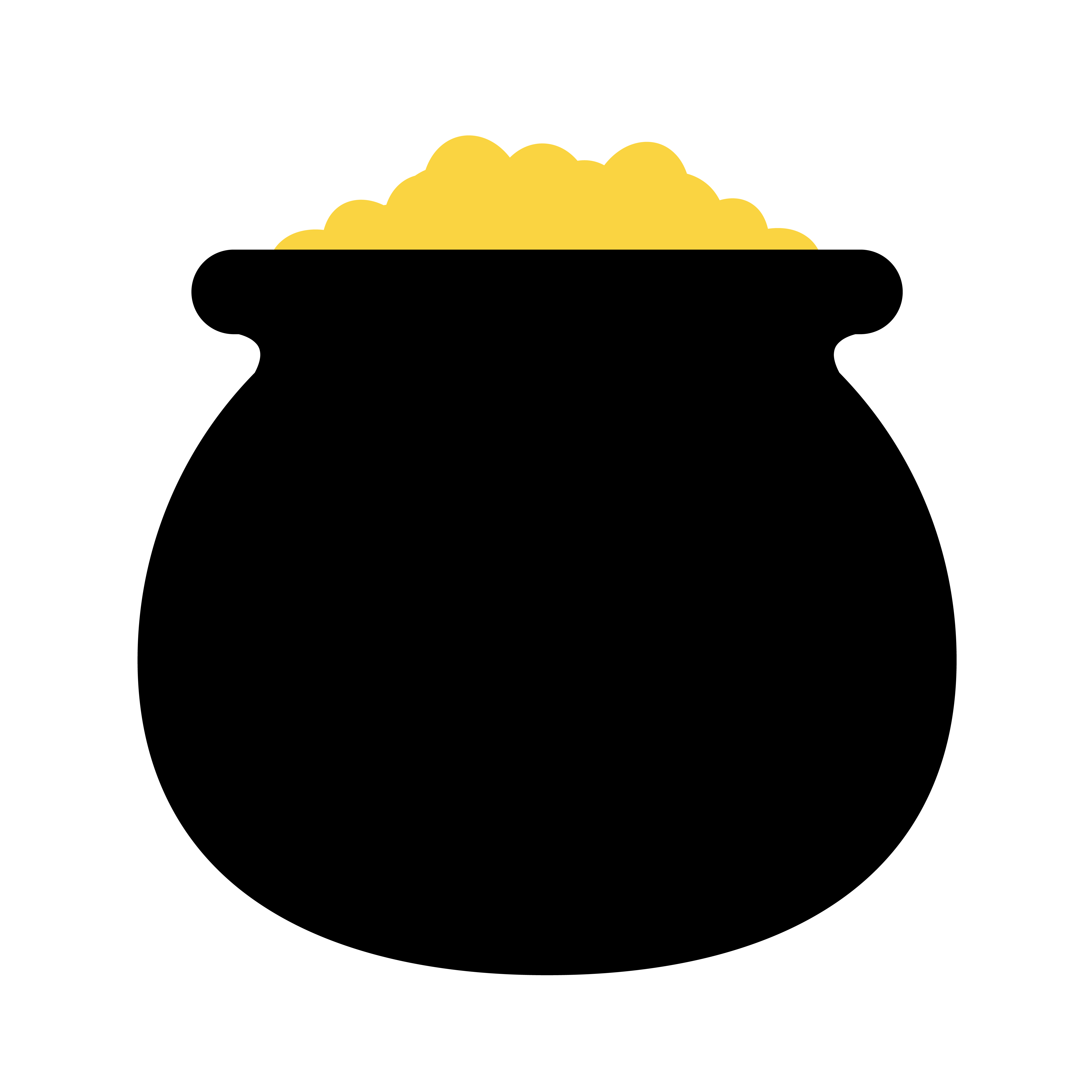 Pot of gold vector icon 552528 Vector Art at Vecteezy