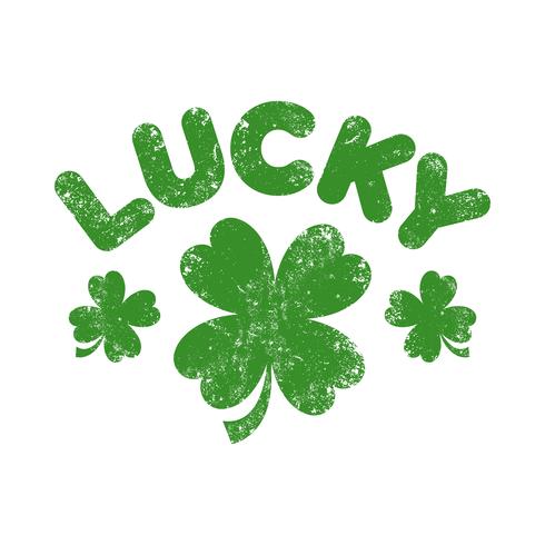 Lucky Irish Clover for St. Patrick's Day vector