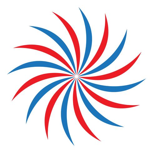 Exploding Fireworks logo vector icon