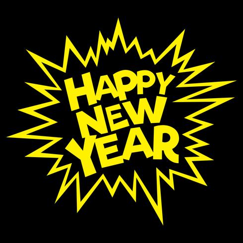 Happy New Year vector