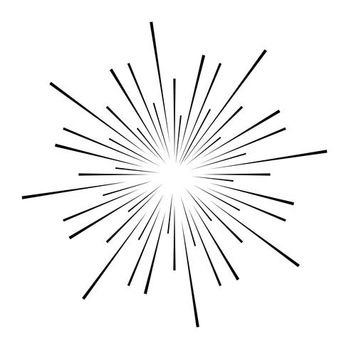 Exploding Fireworks logo vector icon