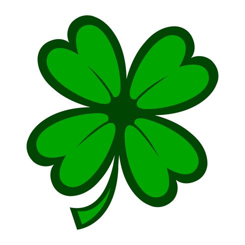 Lucky Irish Clover for St. Patrick's Day vector