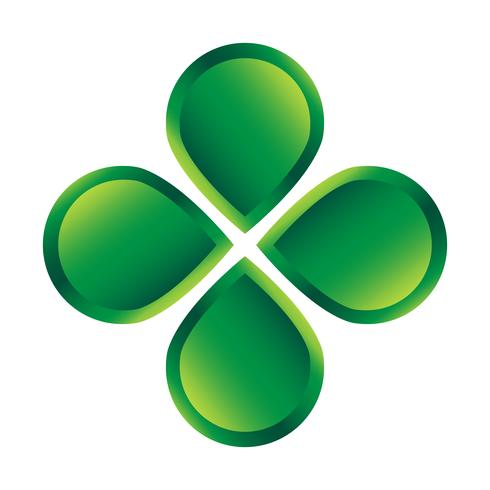 Lucky Irish Clover for St. Patrick's Day vector