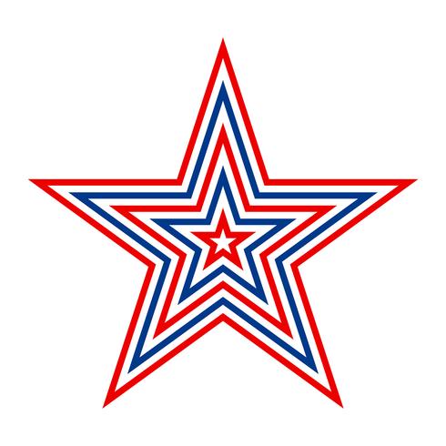 America star vector icon