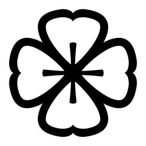 Lucky Irish Clover for St. Patrick's Day vector