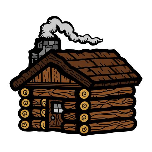 Log Cabin vector