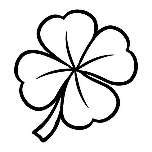 Lucky Irish Clover para el día de San Patricio vector