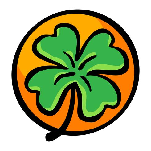 Lucky Irish Clover para el día de San Patricio vector