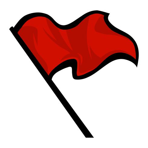 Flag Waving Vector Icon