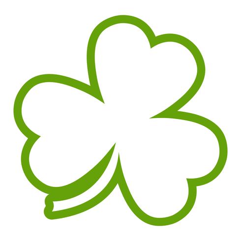 Lucky Irish Clover for St. Patrick's Day vector