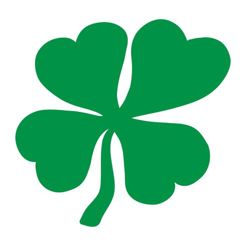 Lucky Irish Clover for St. Patrick's Day vector