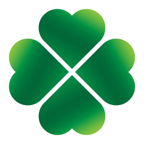 Lucky Irish Clover for St. Patrick's Day vector