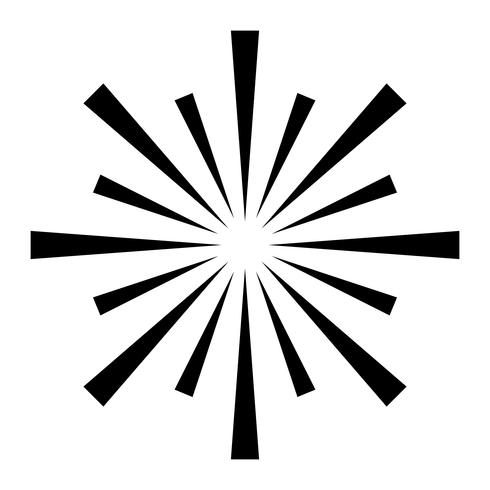 Exploding Fireworks logo vector icon