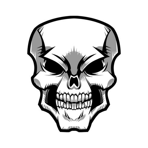 Skull graphic vector