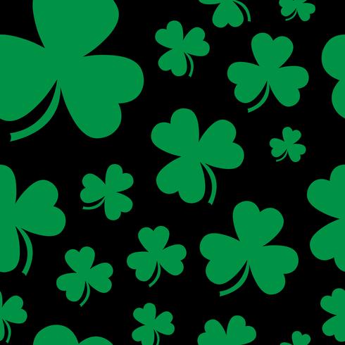 Lucky Irish Clover para el día de San Patricio vector