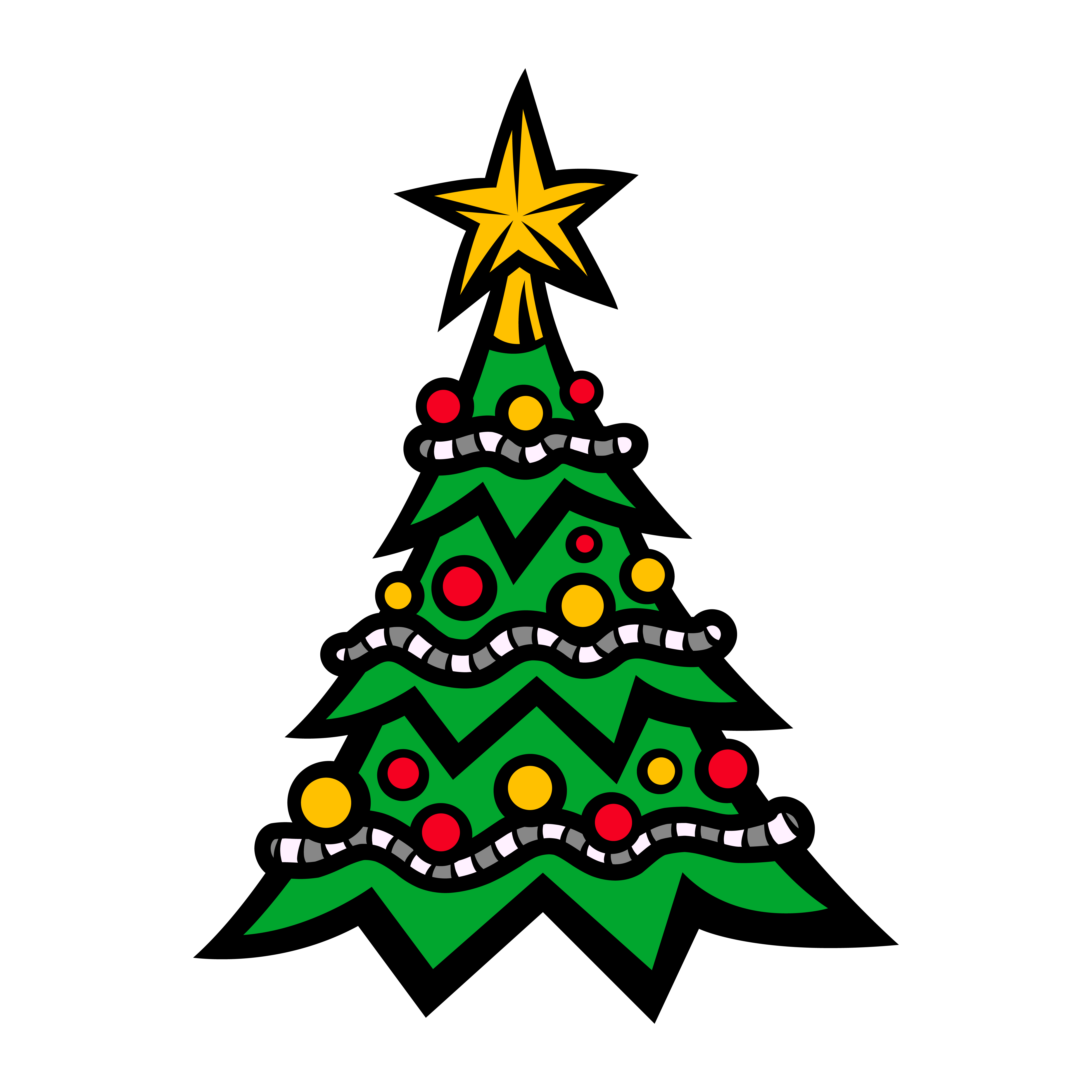 Christmas Tree 552859 Vector Art at Vecteezy