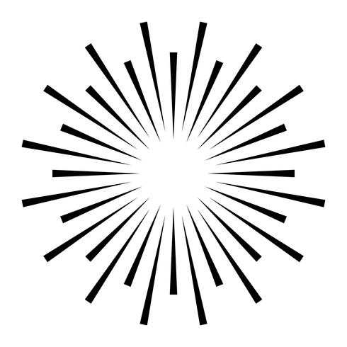 Exploding Fireworks logo vector icon