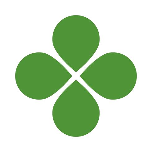 Lucky Irish Clover for St. Patrick's Day vector